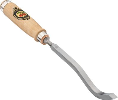 Kirschen Schwanenhalslochbeitel 6 mm mit Weißbuchenheft 1351006