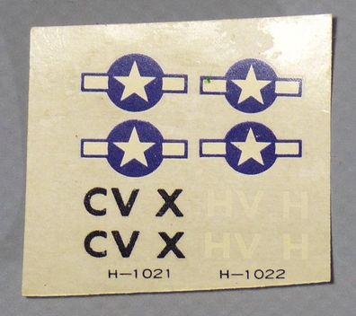 Revell 1:144 H-1021 H-1022 Decals Naßschiebebilder P-51 Mustang Jäger Unbenutzt NEU