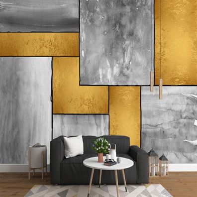 Vlies Fototapete Wandtapete Wandbilder Abstraktes Quadratische Aquarell 4550