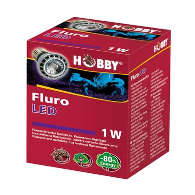 Hobby Fluro LED, Fluoreszierendes Nachtlicht für das Terrarium - 1W
