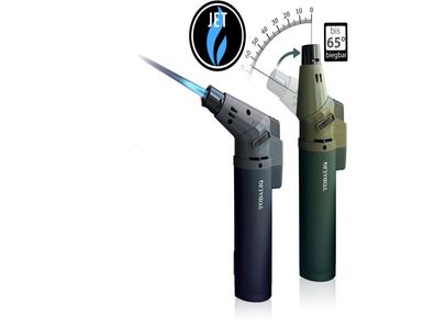 2er Sturm Feuerzeug Bunsenbrenner Flambierer Gas-Brenner Jet Flame Military X2S