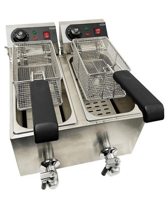 Elektro Tischfriteuse 2X4 L
