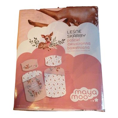 Baby-Bettwäsche „Rehkitz – Forest Treasures 2“ 100x135 + 40x60 | 100 % Baumwolle