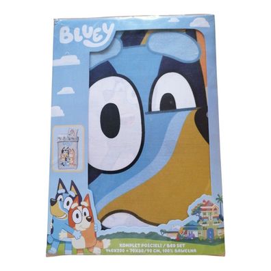 Bluey Bettwäsche „Bluey & Bingo“ (wendbar) 140x200 + 70x90 | 100 % Baumwolle |