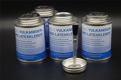 4x 250ml Vulkanisierflüssigkeit Vulkanisierlösung Schlauch Kleber