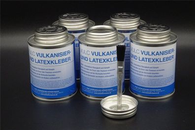 5x 250ml Vulkanisierflüssigkeit Vulkanisierlösung Schlauch Kleber