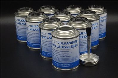 10x 250ml Vulkanisierflüssigkeit Vulkanisierlösung Schlauch Kleber