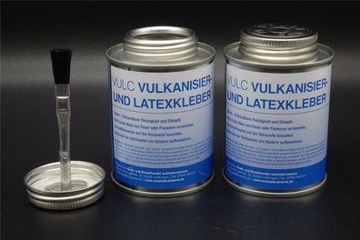 500ml Vulkanisierflüssigkeit SVS-Vulc incl. Pinseldeckel Latex Kleber
