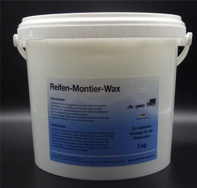 5Kg Universal Reifen Montage Montier Paste Montagepaste Made in Germany
