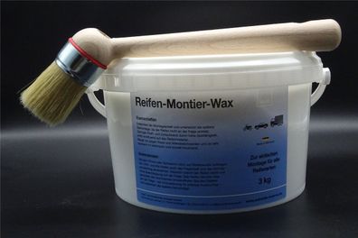 3Kg Universal Reifen Montage Paste Montagepaste Montierpaste incl. 40mm Pinsel