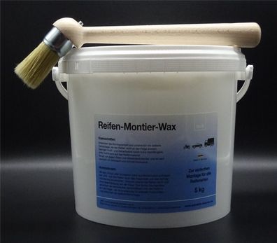 5Kg Universal Reifen Montage Paste Montagepaste Montierpaste incl. 30mm Pinsel