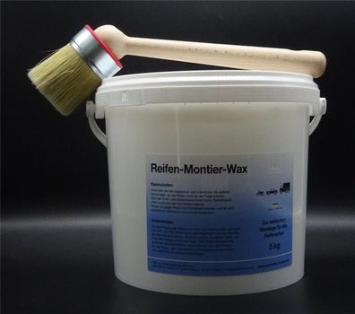5Kg Universal Reifen Montage Paste Montagepaste Montierpaste incl. 50mm Pinsel