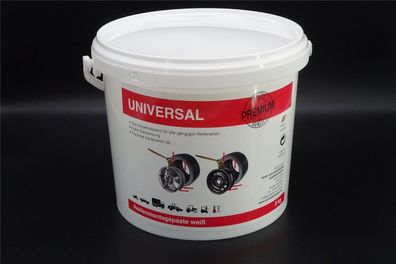 5Kg Universal Premium Reifenmontage Paste Montagepaste Montierpaste Transparent