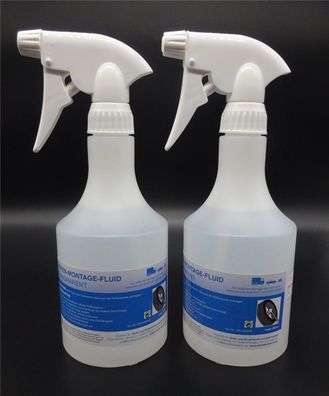 2x 0,5 Liter Reifen Montagefluid Reifenmontageflüssigkeit Montagepaste Fluid