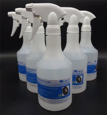 5x 0,5 Liter Reifen Montagefluid Reifenmontageflüssigkeit Montagepaste Fluid