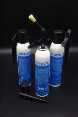 3x 200ml Bremsen Servicepaste Keramikpaste Montagepaste Bremsenpaste Pinseldose