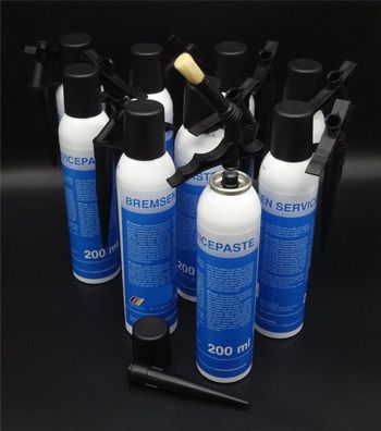 9x 200ml Bremsen Servicepaste Keramikpaste Montagepaste Bremsenpaste Pinseldose