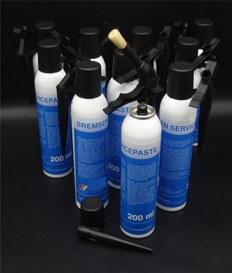 10x 200ml Bremsen Servicepaste Keramikpaste Montagepaste Bremsenpaste Pinseldose