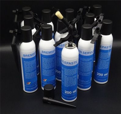 12x 200ml Bremsen Servicepaste Keramikpaste Montagepaste Bremsenpaste Pinseldose