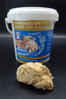 1x1L Handwaschpaste SUPER TOP Cleaner Handreiniger Handreinigung Holzmehl Strong