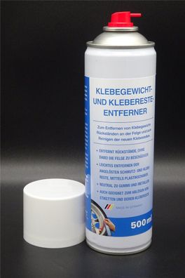 1x 500ml Kleberesteentferner bei Alufelgen Klebegewichte Klebereste Entferner