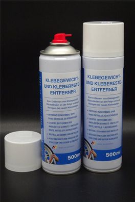 2x 500ml Kleberesteentferner bei Alufelgen Klebegewichte Klebereste Entferner