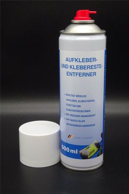 500ml Aufkleber und Kleberesteentferner Klebereste Etiketten Löser Entferner