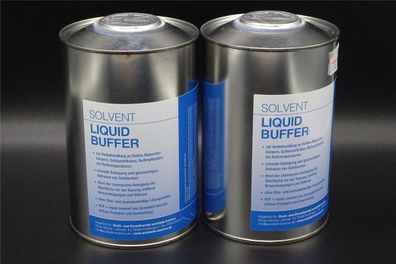 2x 1 Liter LIQUID BUFFER Gummi Schlauch Latex Reiniger Aufrauer