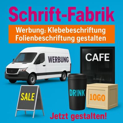 Klebebeschriftung Folienbeschriftung Folienschrift Klebetext Klebeschrift