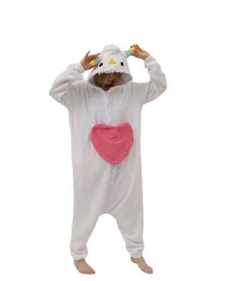 Schnee Monster Anime Onesie Erwachsene Tier Cosplay Pyjamas Plusch Halloween