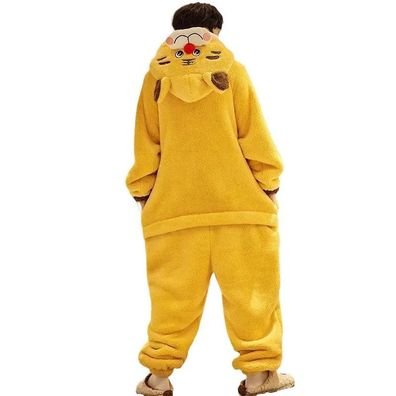 Tiger Anime Onesie Erwachsene Tier Cosplay Pyjamas Plusch Halloween