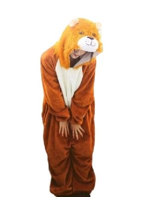Lowe Kigurumi Onesie Erwachsene Kinder Tier Cosplay Pyjamas Plusch Winter