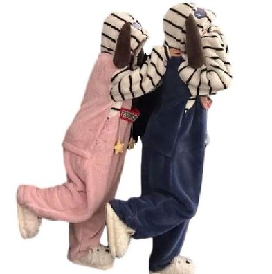 Snoopy MINISO Onesie Erwachsene Unisex Tier Cosplay Pyjamas Plusch Weihnachten