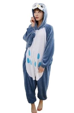 Eule Onesie Erwachsene Tier Cosplay Pyjamas Plusch Halloween Weihnachten