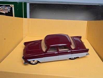 Ford Zodiac 1956, weinrot / weiß, Corgi Classic Cars