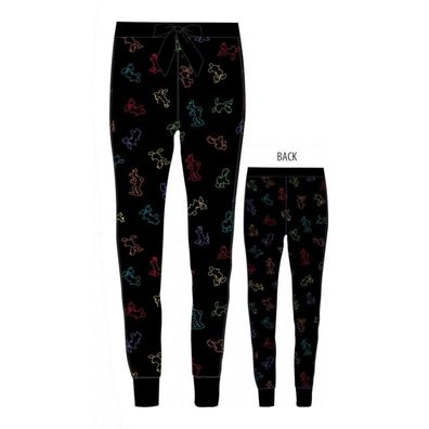 Damen Freizeithose | Mickey Mouse Pyjamahose | 100% Baumwolle | S–XL
