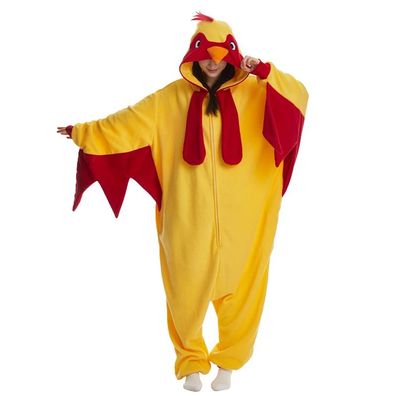 Hahn Onesie Erwachsene Kinder Tier Kigurumi Cosplay Pyjamas Halloween Plusch