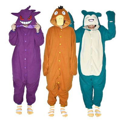 Anime Onesie Erwachsene Unisex Tier Kigurumi Cosplay Pyjamas Festival Plusch
