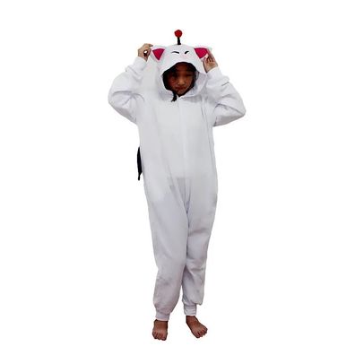 Moogle Onesie Kinder Baby Anime Kigurumi Cosplay Pyjamas Karneval Tier Plusch