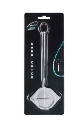 Me Aquaristic Nano Catch weißer runder Garnelenkescher Teleskopkescher