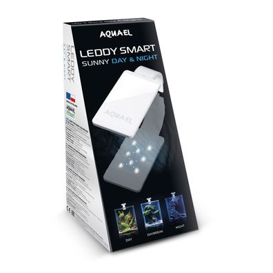 AquaEl 4,8 Watt Leddy Sunny Day&Night schwarz Klemmleuchte