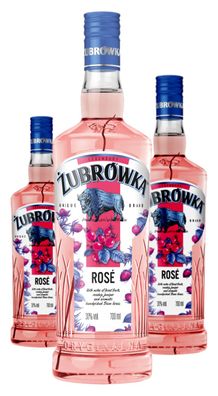 3 x Zubrwoka Rosé