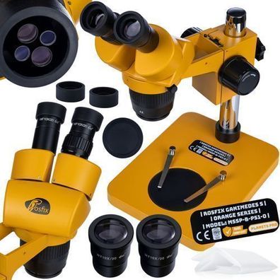 Rosfix Stereomikroskop Ganimedes S – Zoom 20/40x | Greenough Optik 45° 360°