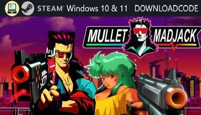 NEU PC Computer Spiel Mullet Madjack für Windows 10 11 STEAM Download Code Key