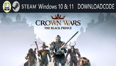 NEU PC Computer Spiel Crown Wars The Black Prince für Windows 10 11 STEAM Code