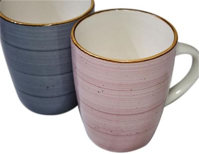 6er Set Tassen Kaffeetassen Becher 350 ml Tee Tasse 50935 Keramik