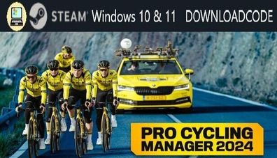 NEU PC Computer Spiel Pro Cycling Manager 2024 für Windows 10 11 STEAM Download