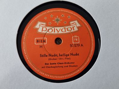 Das Santa Claus-Orchester - Stille Nacht, heilige Nacht Schellack Germany