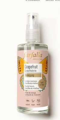 farfalla - Grapefruit Feuchtigkeitsspendendes Tonic - 100 ml