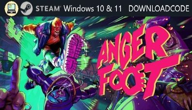 NEU PC Computer Spiel Anger Foot für Windows 10 11 STEAM Download Code Game Key